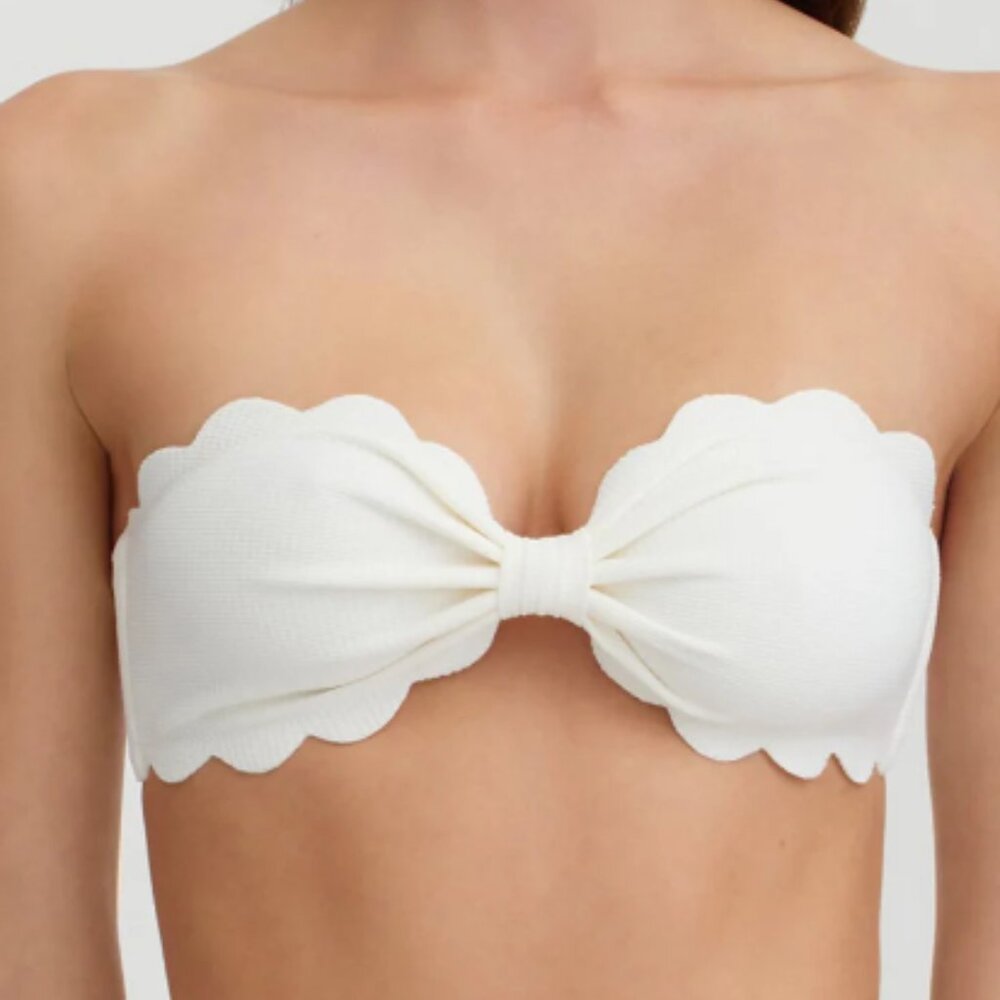 MARYSIA “Antibes” Top in Coconut, Size L